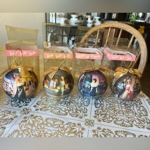 Vintage Barbie Ornaments (4 total)
